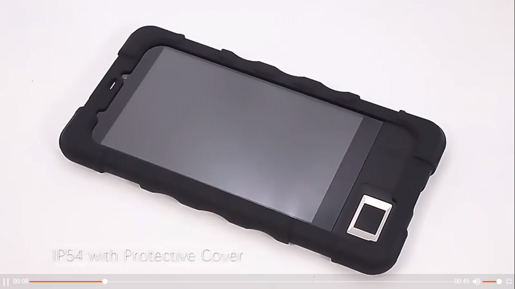 portable biometric scanner tablet